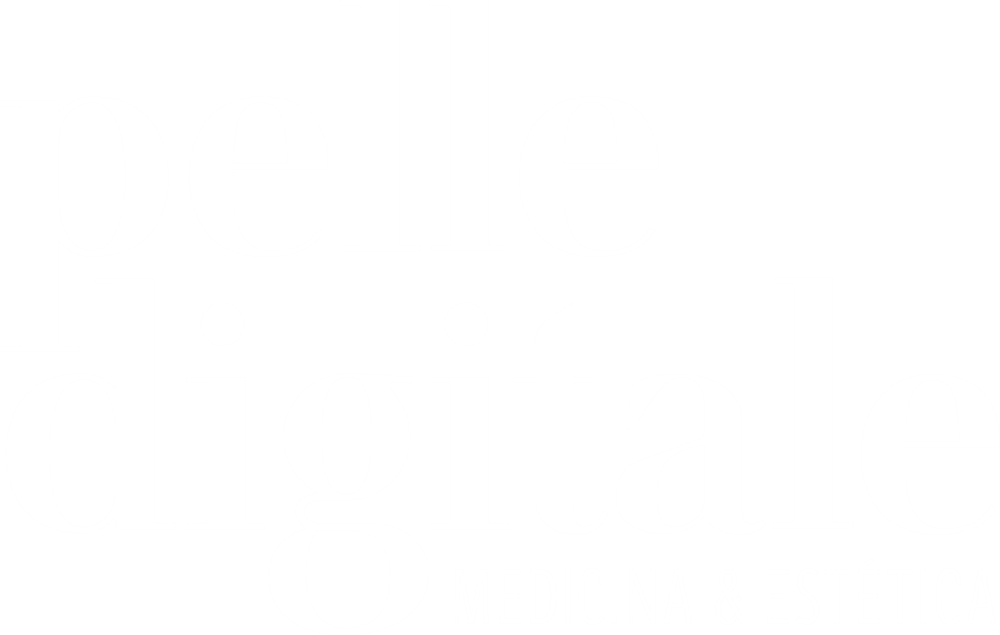 Logo Pelle Digitale branca Medicina e Estética São Paulo